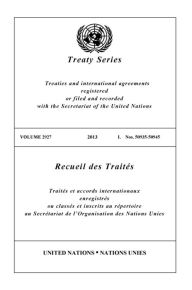 Title: Treaty Series 2927, Author: United Nations