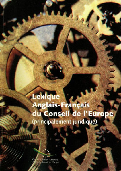 Lexique anglais-français du Conseil de l'Europe: (principalement juridique)