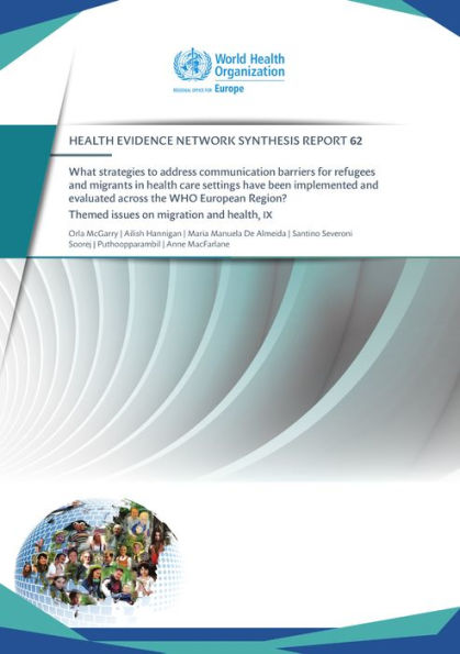 What strategies to address communication barriers for refugees and migrants in health care settings have been implemented and evaluated across the: WHO European Region?