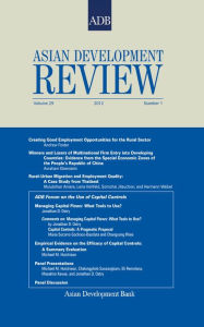 Title: Asian Development Review: Volume 29, Number 1, 2012, Author: Andrew Foster