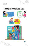 Alternative view 5 of DEAR BABY, MY DREAMS OF: Keepsake Box Set for New & Expecting Parents 9 Books to Read to Bump + 1 DIY First Book to Baby + Stickers Memories Keeper, Gift for New Mom, Pregnancy, Baby Shower