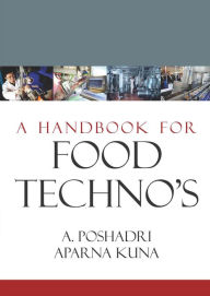 Title: A Handbook for Food Techno's, Author: A. Poshadari