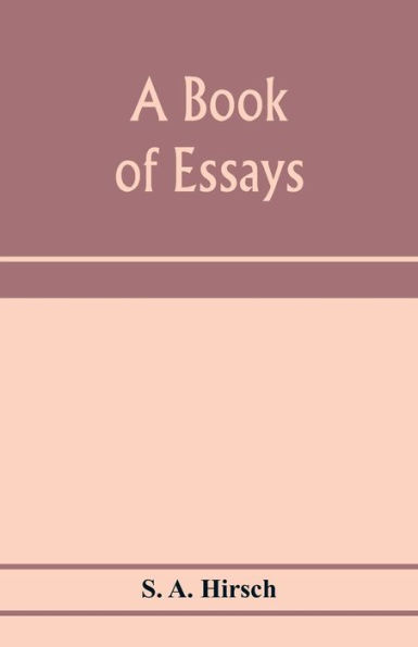 A book of essays