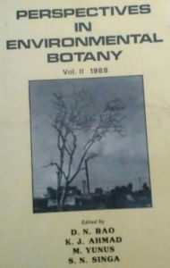 Title: Perspectives in Environmental Botany, Author: RAO AND AHMAD