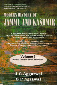 Title: Modern History of Jammu and Kashmir, Author: J. C. Aggarwal