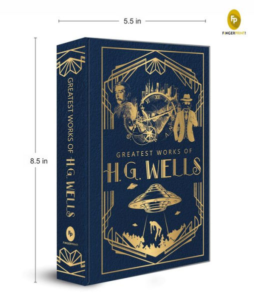 Greatest Works of H.G. Wells (Deluxe Hardbound Edition)