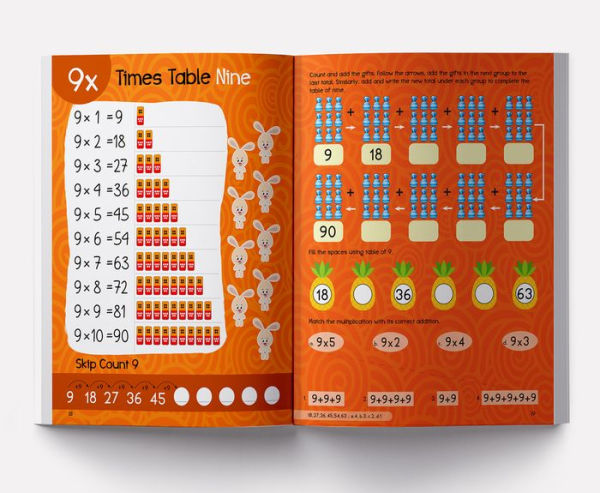 My First Times Tables Activity Book: Multiplication Tables From 1:20: Fun and Easy Math Activities for Children