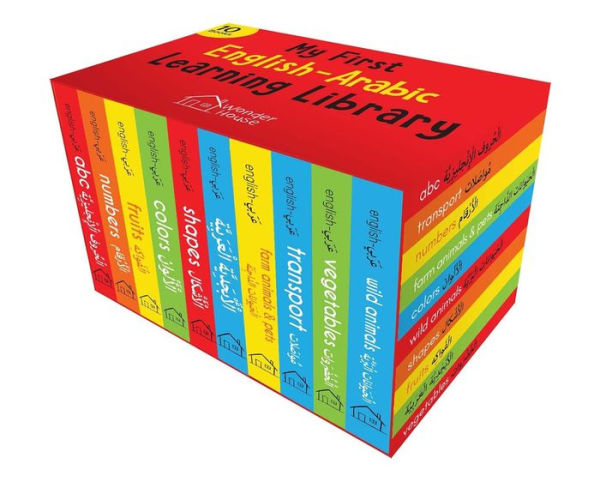 My First English-Arabic Learning Library: Box Set of 10 Books