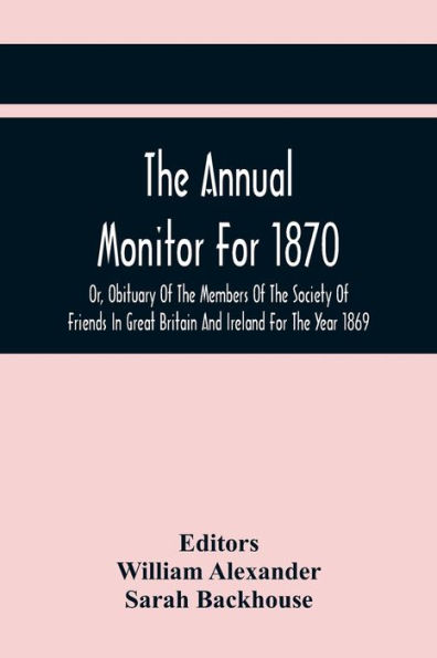 The Annual Monitor For Or