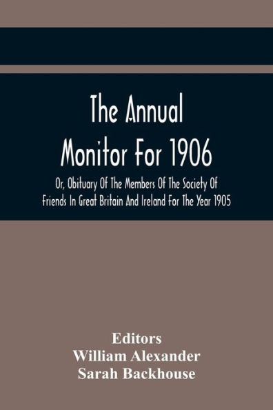 The Annual Monitor For Or