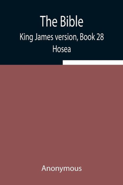 The Bible, King James version