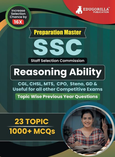 Preparation Master SSC Reasoning: Topic-wise Previous Year Questions (PYQ) 2023 (English Edition) - 23 Solved Tests Useful for MTS, CHSL, CGL, CPO, Stenographer and Other SSC Exams