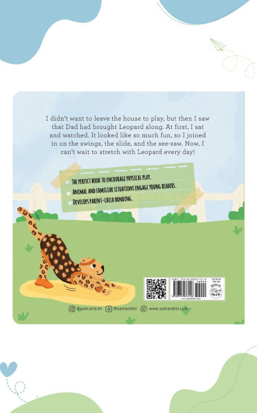 The Leopard Who Came to Stretch: Short Story Toddler Book for Outdoor Play Time Baby Board Book Birthday Gift for Active Kids, Infants, and Newborns (Ages 0-4)