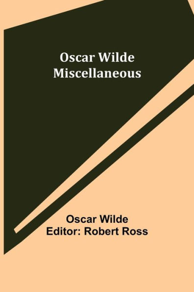 Oscar Wilde Miscellaneous