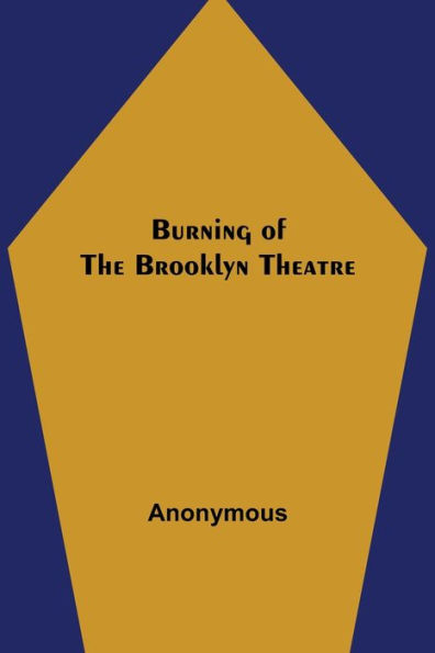 Burning of the Brooklyn Theatre