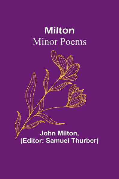 Milton: Minor Poems