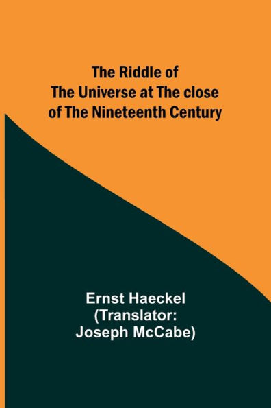 the Riddle of Universe at close nineteenth century