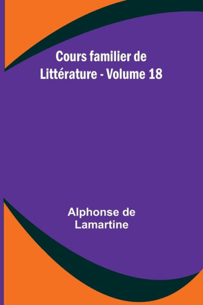 Cours familier de Littï¿½rature