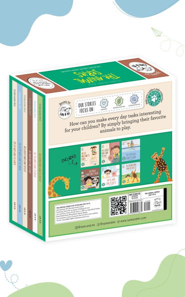The Animal Series: 6 Story Books for Toddlers on Daily Routines Mealtime to Bathtime Baby Board Books Perfect Birthday Gift for Kids, Infants, and Newborns (Ages 0-4)