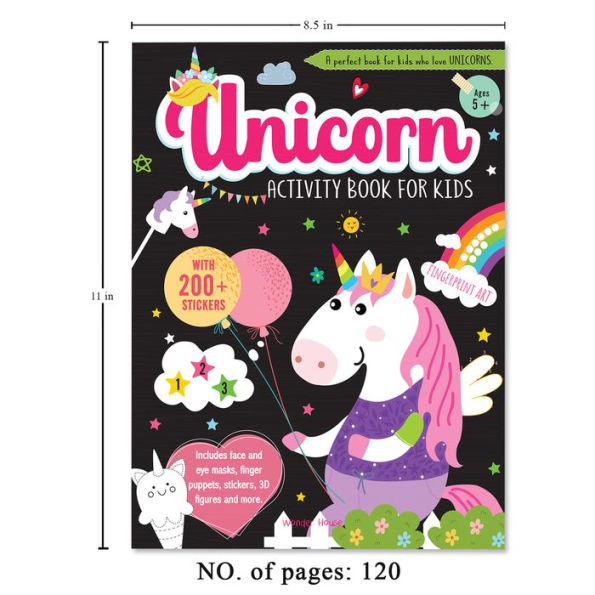 Unicorn Activity Book For Kids