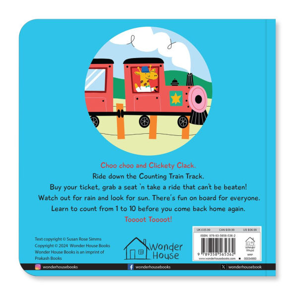 Counting Train Track Choo Choo and Clickety Clack
