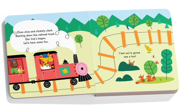Counting Train Track Choo Choo and Clickety Clack