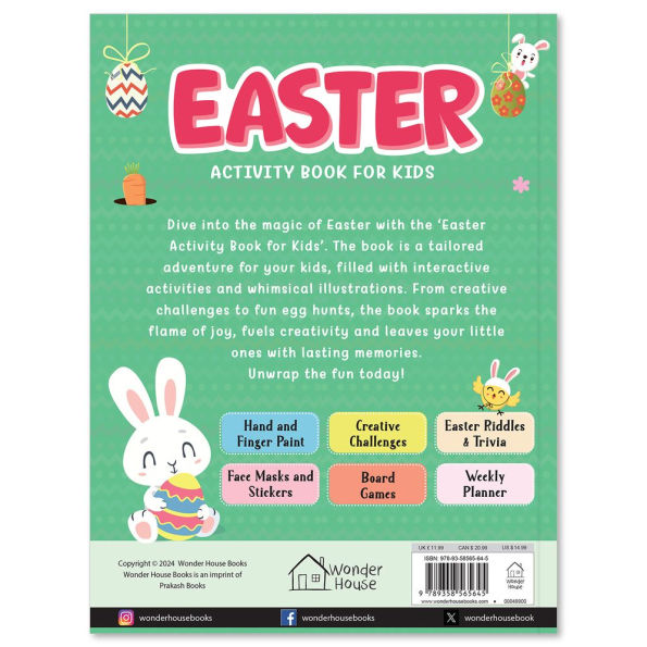 Easter Activity Book for kids