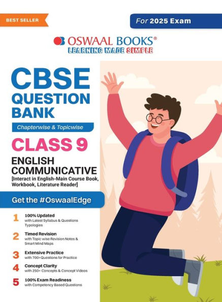 Oswaal CBSE Question Bank Class 9 English Communicative, Chapterwise and Topicwise Solved Papers For 2025 Exams