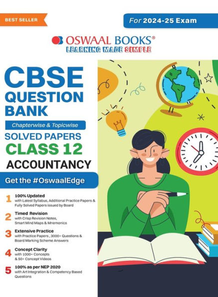 Oswaal CBSE Question Bank Class 12 Accountancy, Chapterwise and Topicwise Solved Papers For Board Exams 2025