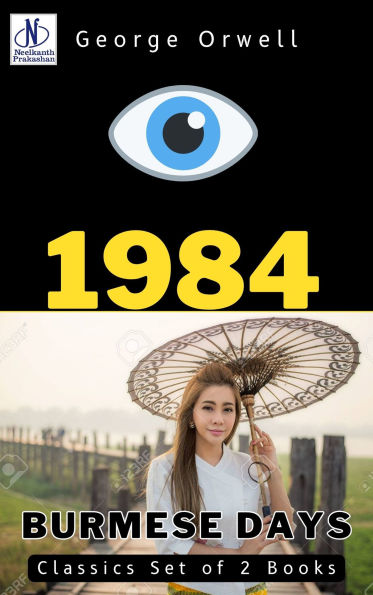 Nineteen Eighty-Four and Burmese days Classics Set of 2 Books