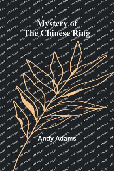 Mystery of the Chinese Ring