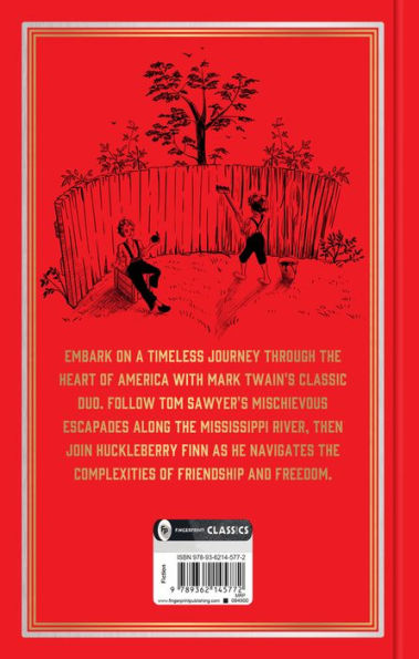 The Adventures of Tom Sawyer & Adventures of Huckleberry Finn: Deluxe Hardbound Edition
