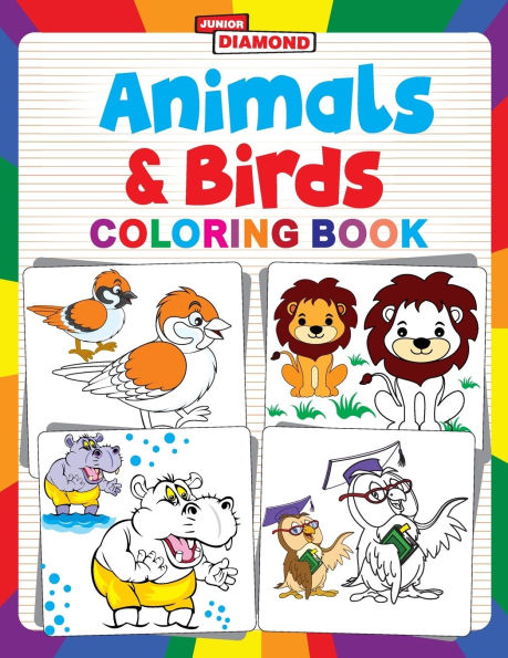 Animals And Birds Colouring Book