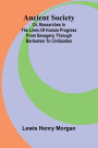 Ancient Society; Or, Researches in the Lines of Human Progress from Savagery, through Barbarism to Civilization
