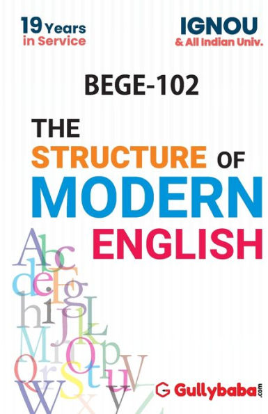 BEGE-102/ EEG-02 The Structure of Modern English