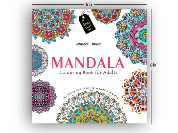 Mandala: Colouring books for Adults with tear out sheets