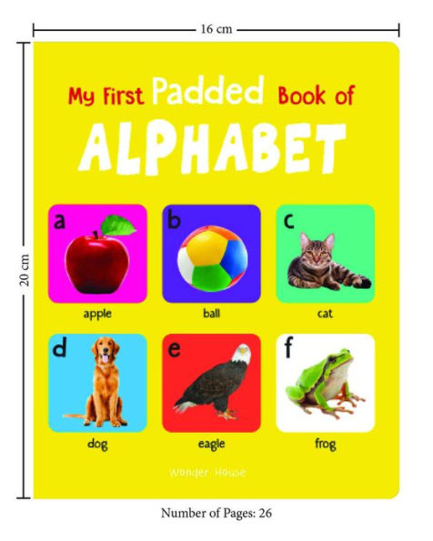 My First Padded Book of Alphabet: Early Learning Board Books for Children