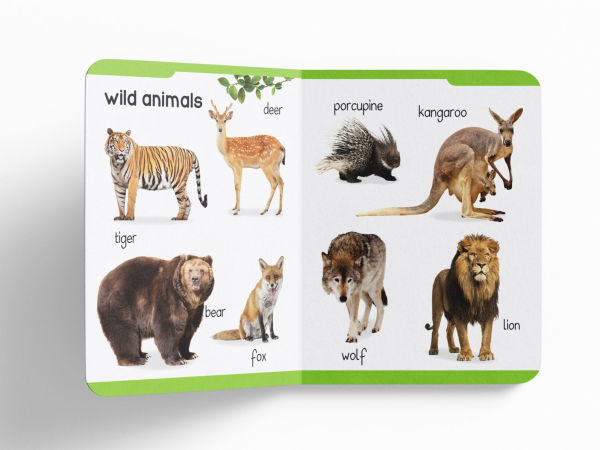 My First Padded Book of Animals: Early Learning Padded Board Books for Children