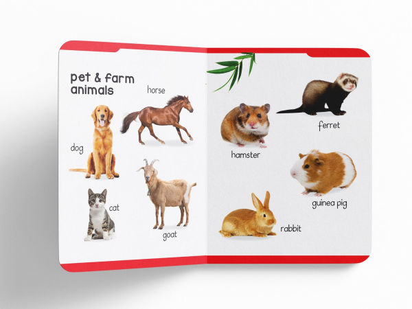 My First Padded Book of Animals: Early Learning Padded Board Books for Children
