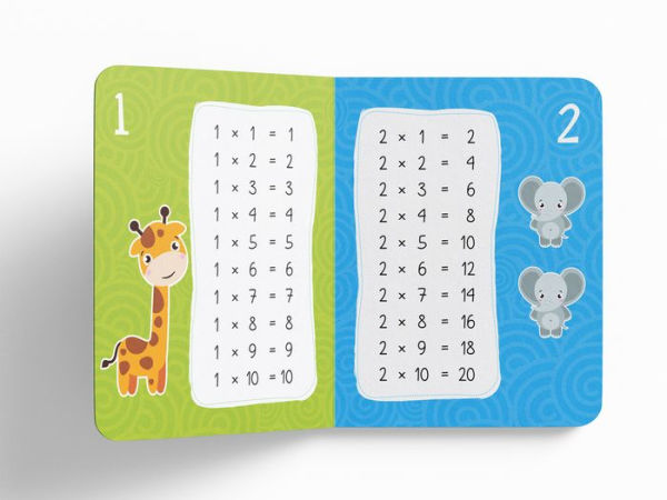 My First Padded Board Books of Times Tables: Multiplication Tables From 1-20