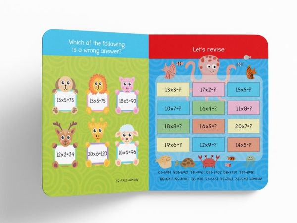 My First Padded Board Books of Times Tables: Multiplication Tables From 1-20