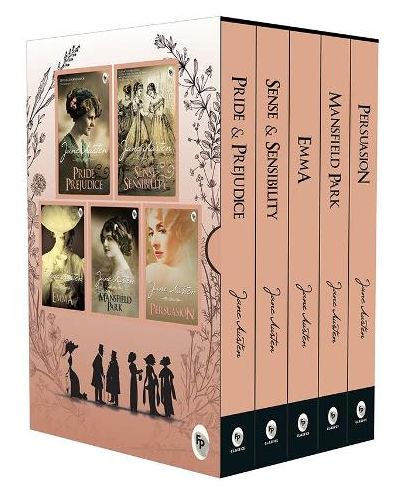 Greatest Works of Jane Austen (Set of 5 Books)