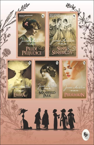 Greatest Works of Jane Austen (Set of 5 Books)