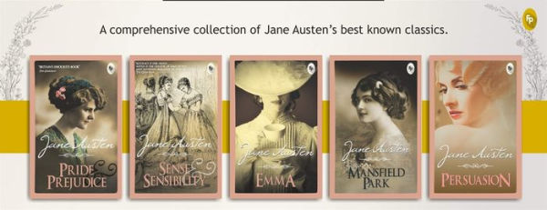 Greatest Works of Jane Austen (Set of 5 Books)