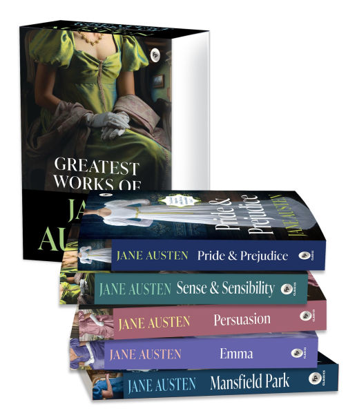 Greatest Works of Jane Austen (Set of 5 Books)