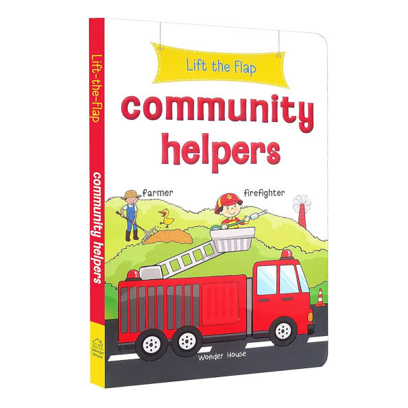 Lift the Flap: Community Helpers: Early Learning Novelty Board Book For Children