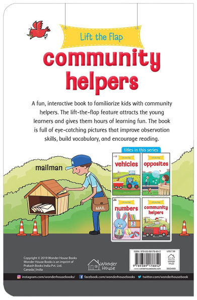 Lift the Flap: Community Helpers: Early Learning Novelty Board Book For Children