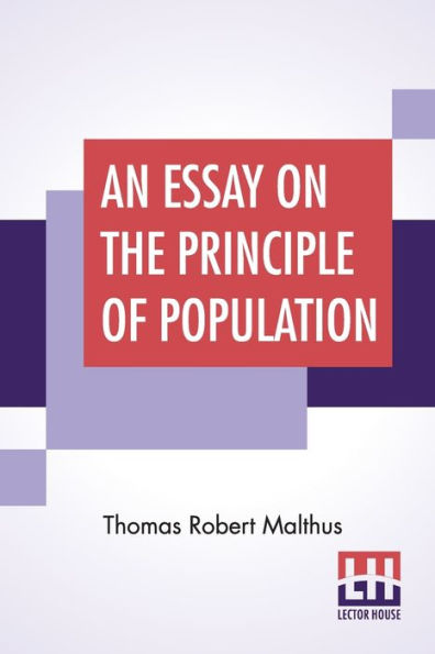 essay on the principle of population as it affects the future improvement of society