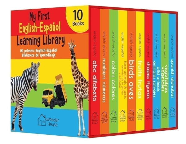 My First English - Espanol Learning Library (Mi Primera English - Espanol Learning Library): Boxset of 10 English - Spanish Board Books