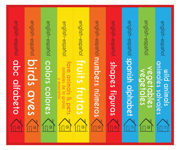 My First English - Espa ol Learning Library (Mi Primera English - Espa ol Learning Library): Boxset of 10 English - Spanish Board Books